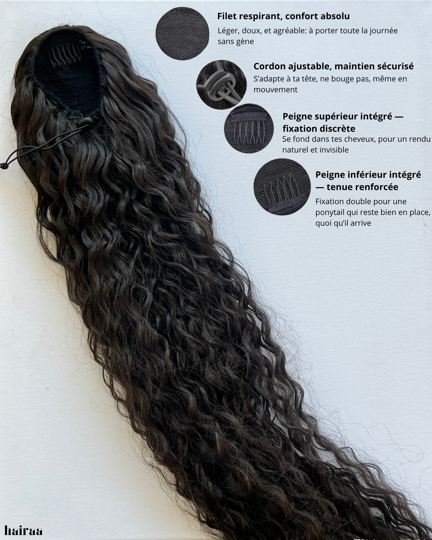 Hairaa Wave - des boucles rebondies, un beau volume
